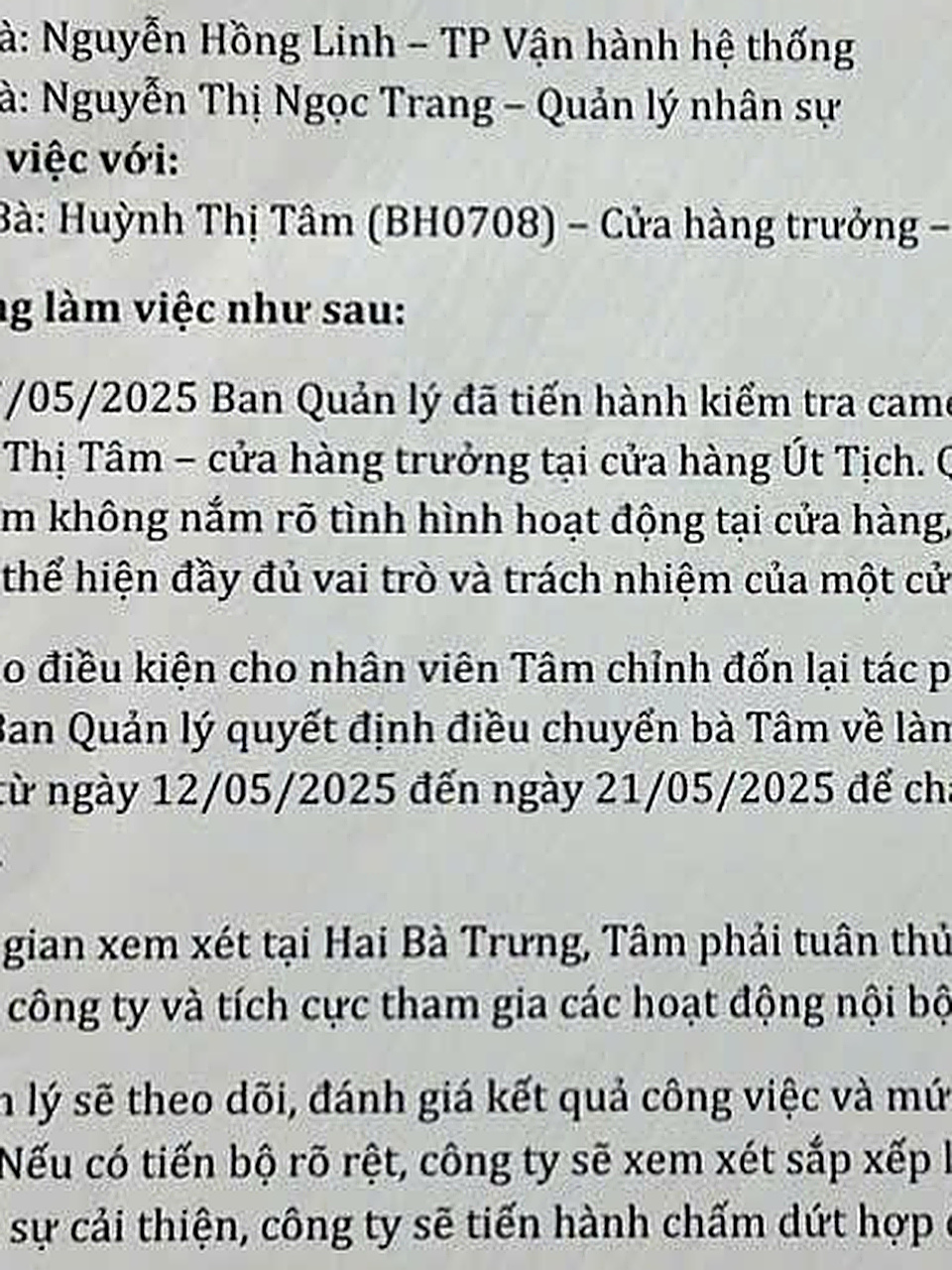 Huỳnh Thị Tâm